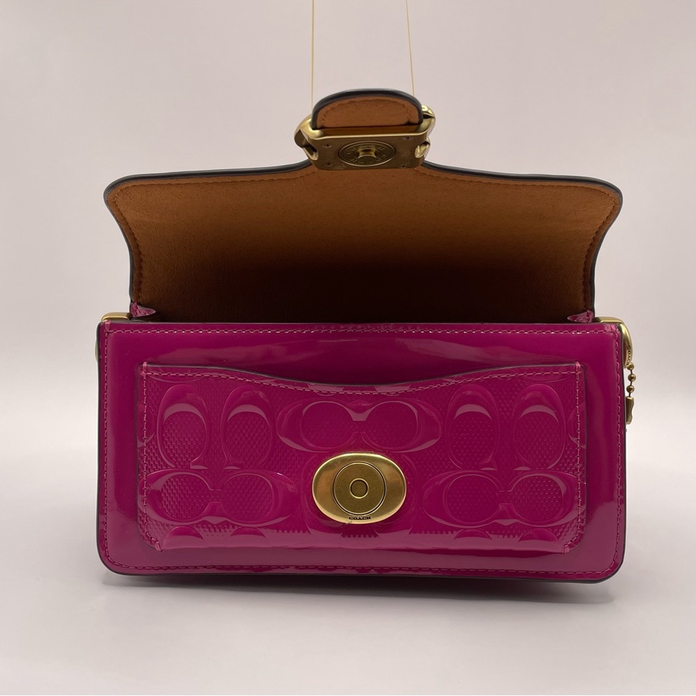 ⬇️ Final Drop ⬇️ • 💖 Coach Tabby 20 in Pink Patent Leather ✨💞 - Picture 4 of 6